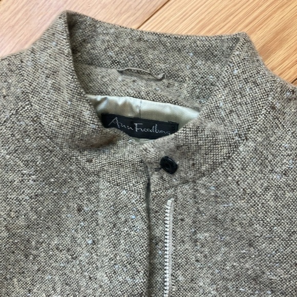 Ann Freedberg Wool zip up jacket size Large- check measurements :) - Picture 2 of 5